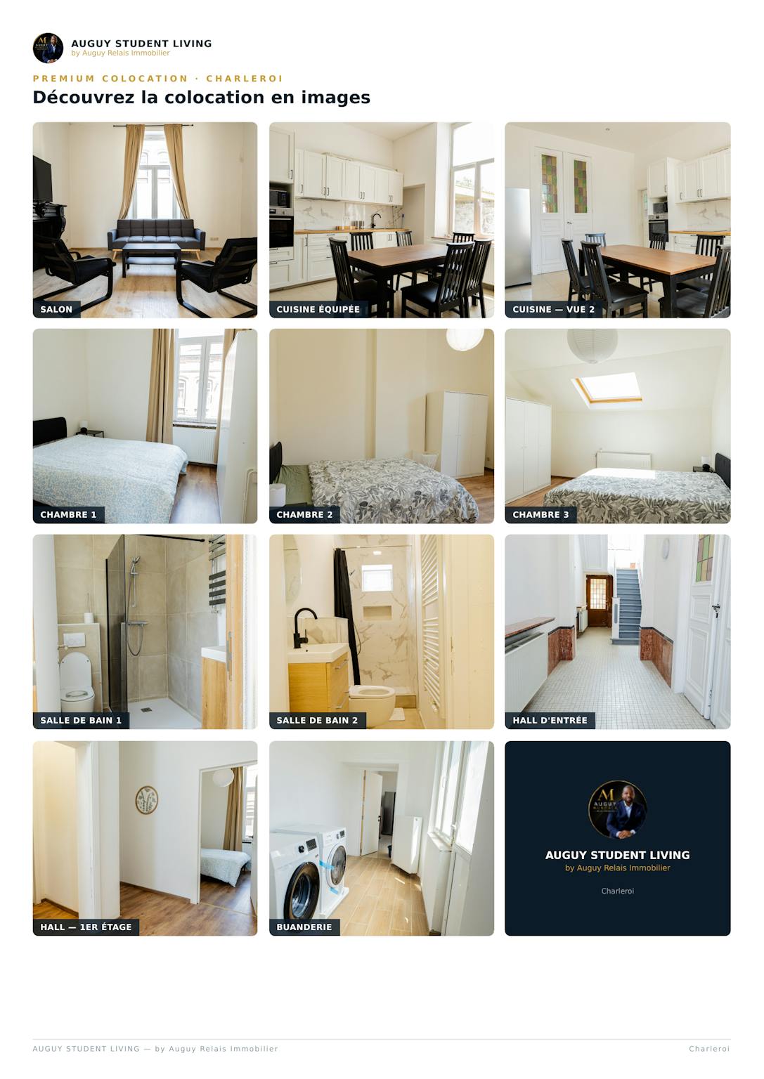 Appartement à louer à Montignies-sur-Sambre 6061 450.00€ 6 chambres 186.00m² - annonce 794766