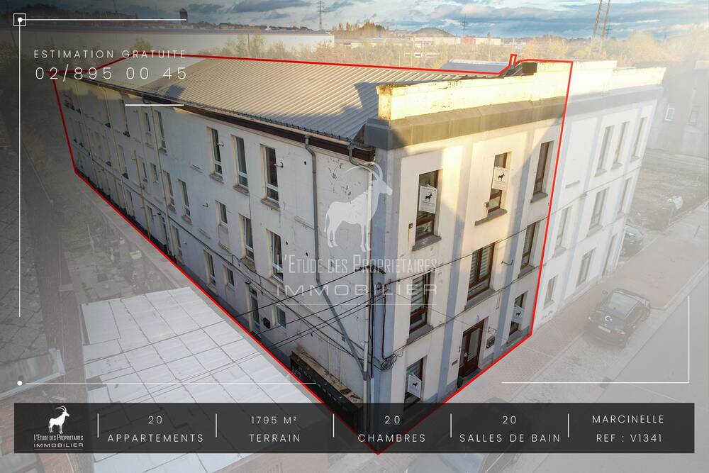 Immeuble mixte à vendre à Marcinelle 6001 999999.00€ 20 chambres m² - annonce 1364194