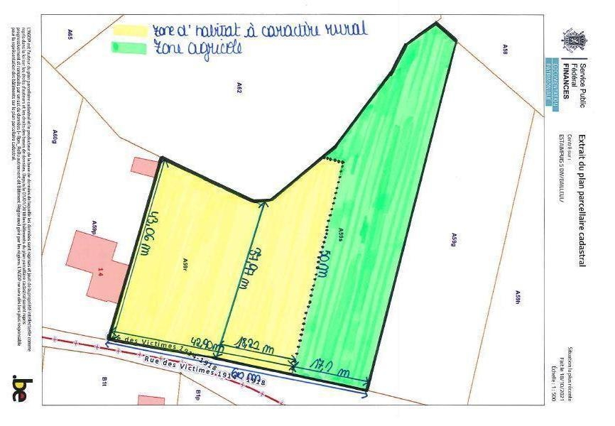 Terrain à vendre à Bailleul 7730 360000.00€ chambres m² - annonce 8271