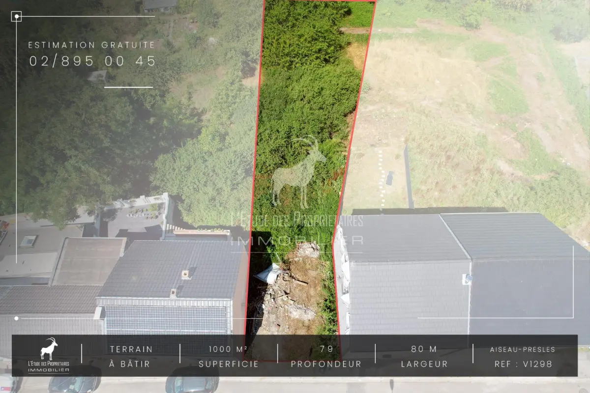 Terrain à vendre à Aiseau-Presles 6250 64999.00€  chambres m² - annonce 8061