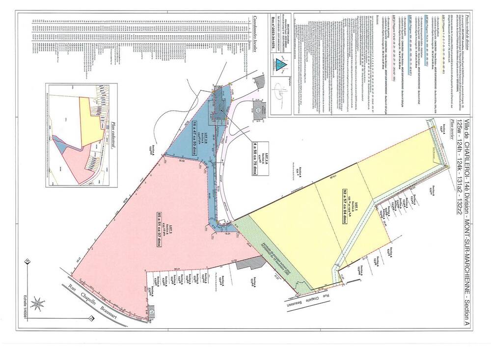 Terrain à vendre à Mont-sur-Marchienne 6032 125000.00€ chambres m² - annonce 559590