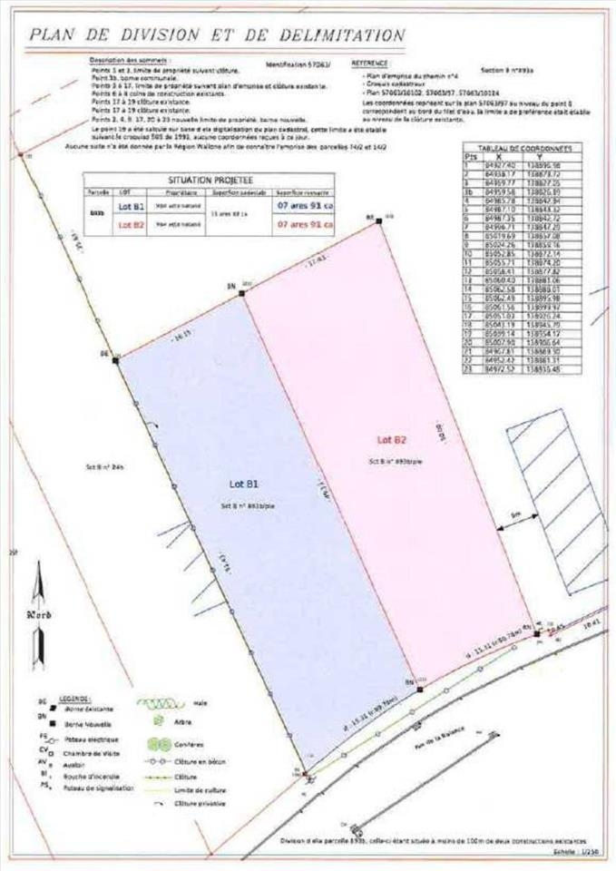 Terrain à vendre à Antoing 7640 105000.00€ chambres m² - annonce 12227