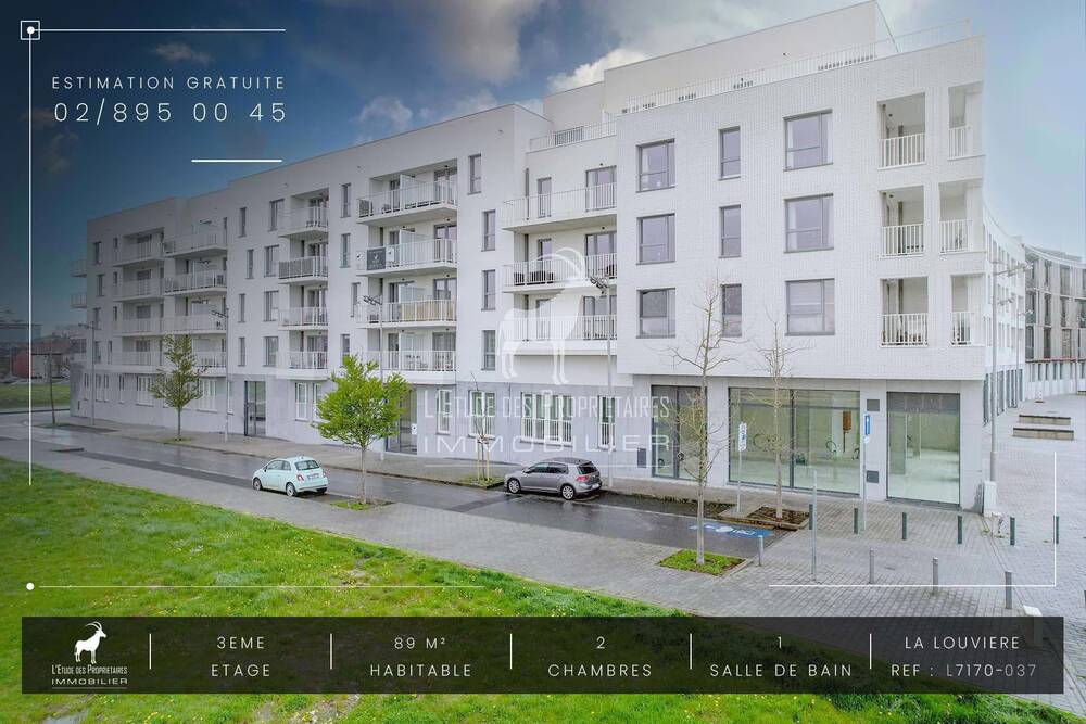 Appartement à louer à La Louvière 7100 995.00€ 2 chambres 89.00m² - annonce 1367802