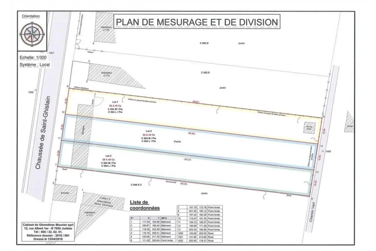 Terrain à vendre à Chièvres 7950 180000.00€  chambres m² - annonce 47251