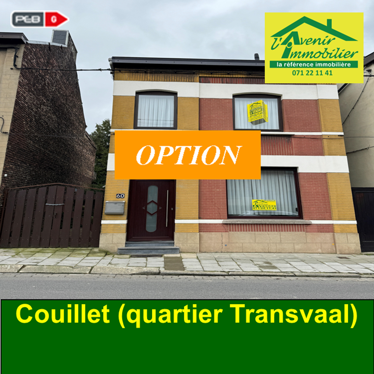 Maison à vendre à Couillet 6010 150000.00€ 3 chambres m² - annonce 1348687