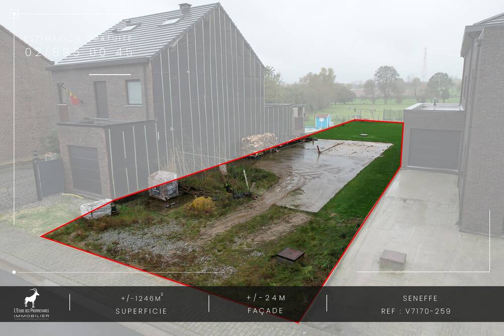 Terrain à vendre à Seneffe 7180 119000.00€ chambres m² - annonce 49838