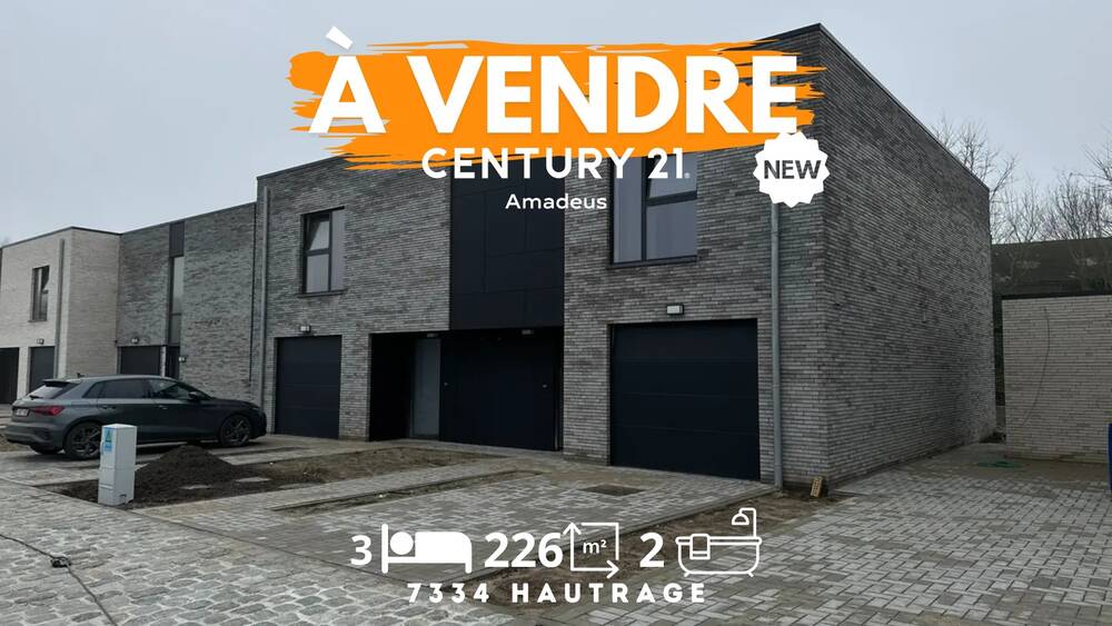 Maison à vendre à Hautrage 7334 357000.00€ 3 chambres m² - annonce 141834