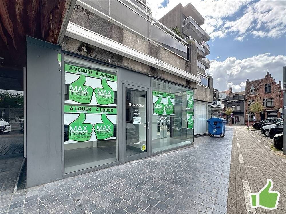 Commerce à louer à Mouscron 7700 850.00€ chambres m² - annonce 155142