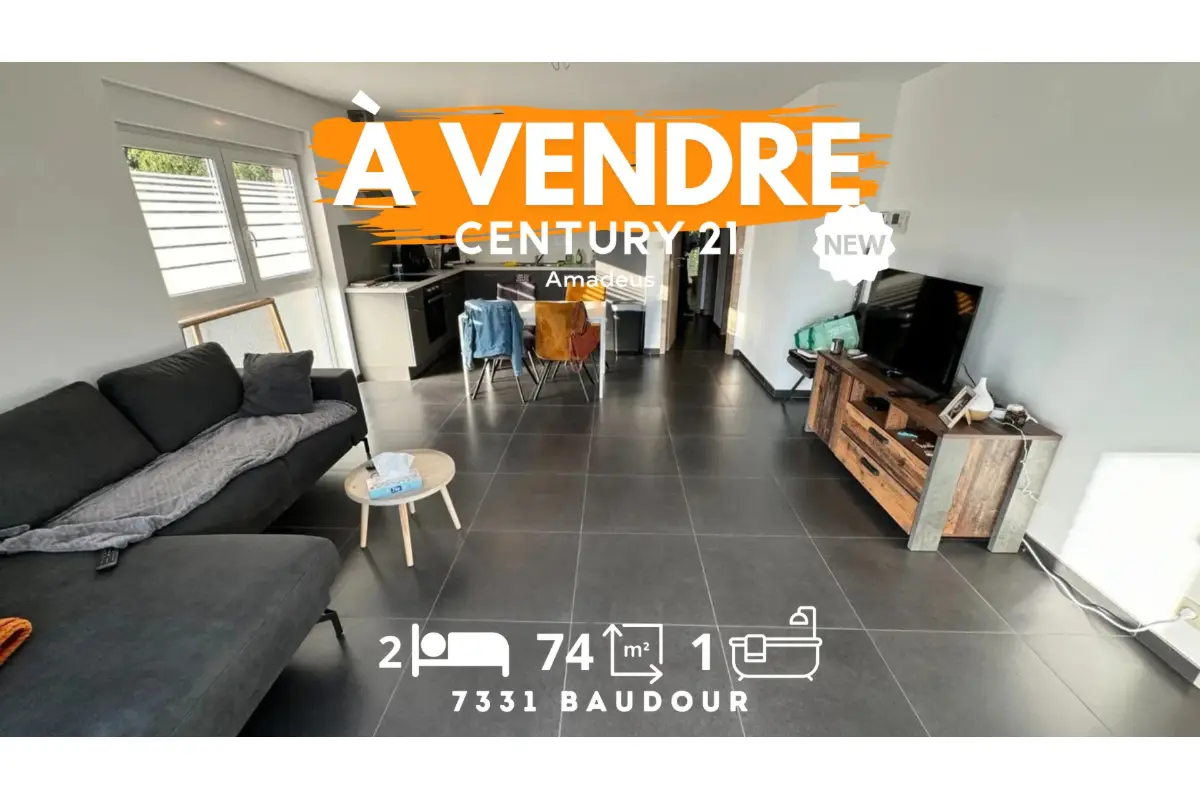 Appartement à vendre à Baudour 7331 175000.00€ 2 chambres 74.00m² - annonce 614187