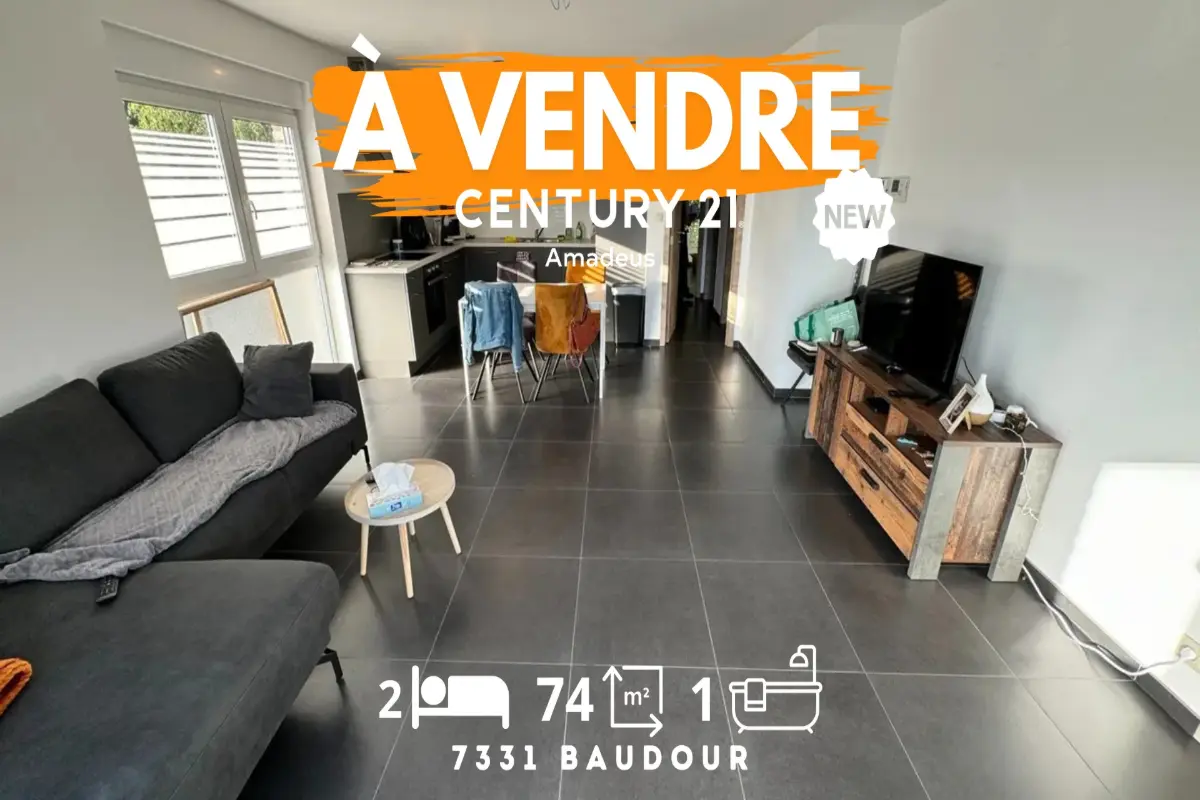 Appartement à vendre à Baudour 7331 175000.00€ 2 chambres 74.00m² - annonce 614187