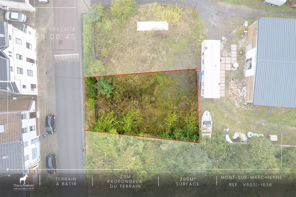 Terrain à vendre à Mont-sur-Marchienne 6032 39999.00€ chambres m² - annonce 264241
