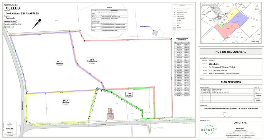 Terrain à vendre à Escanaffles 7760 300000.00€ chambres m² - annonce 286578