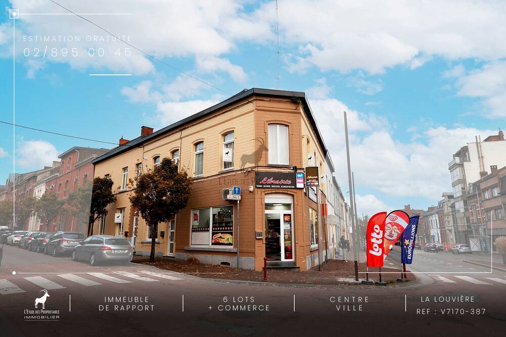 Immeuble mixte à vendre à La Louvière 7100 999999.00€ 3 chambres m² - annonce 342586