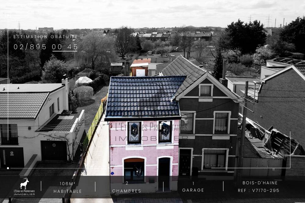 Maison à vendre à Bois-d'Haine 7170 129000.00€ 2 chambres 106.00m² - annonce 345780