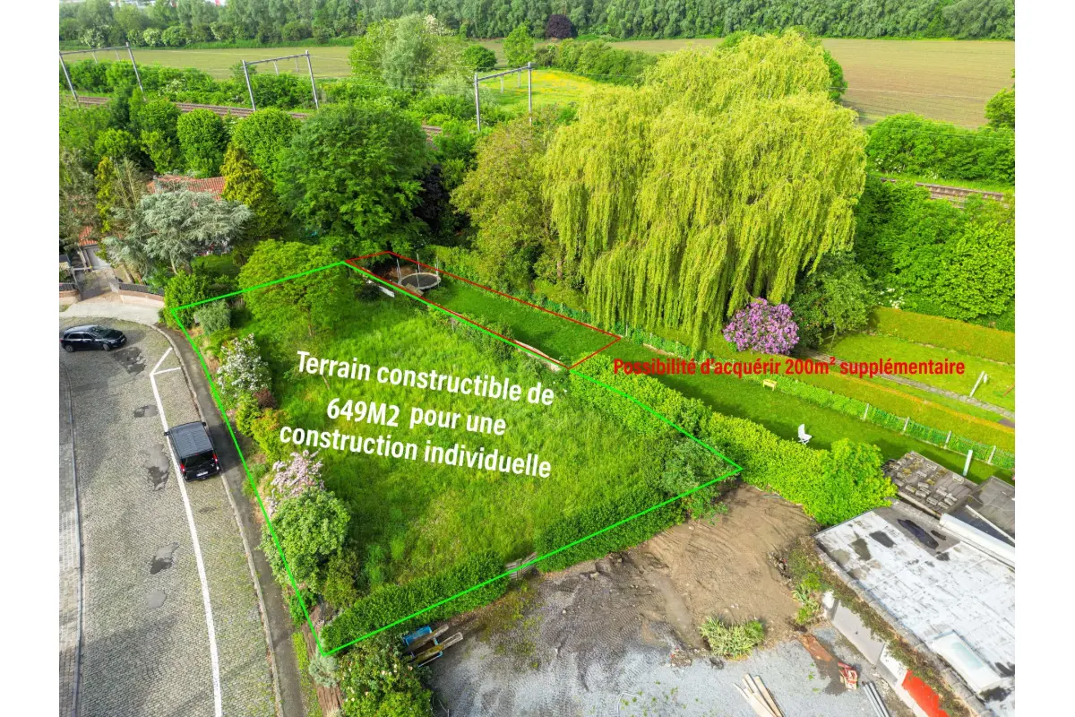 Terrain à vendre à Mouscron 7700 97350.00€  chambres m² - annonce 482538