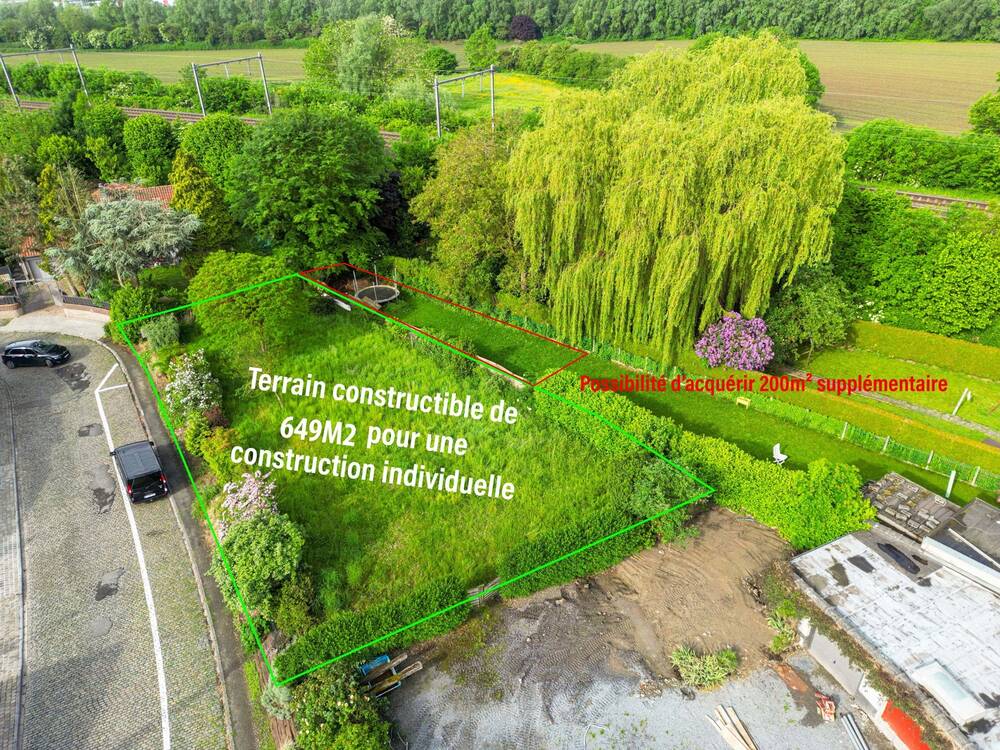 Terrain à vendre à Mouscron 7700 97350.00€ chambres m² - annonce 482538