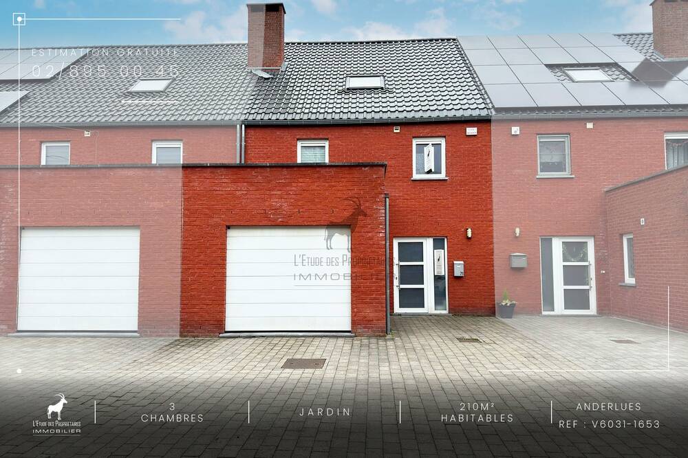 Maison à vendre à Anderlues 6150 349999.00€ 4 chambres 210.00m² - annonce 354266