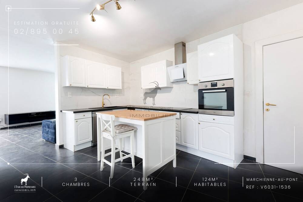 Maison à vendre à Marchienne-au-Pont 6030 139999.00€ 3 chambres 124.00m² - annonce 355589