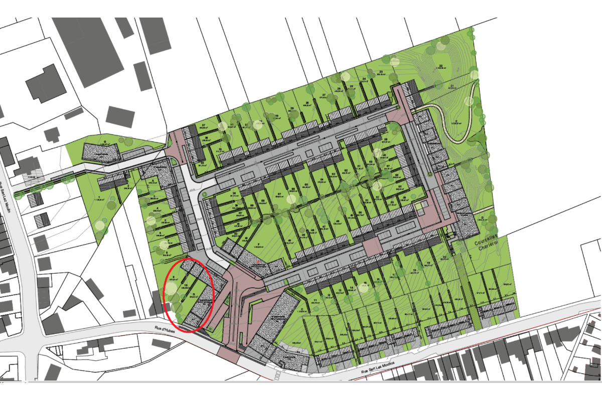 Terrain à vendre à Courcelles 6180 55000.00€  chambres m² - annonce 362874