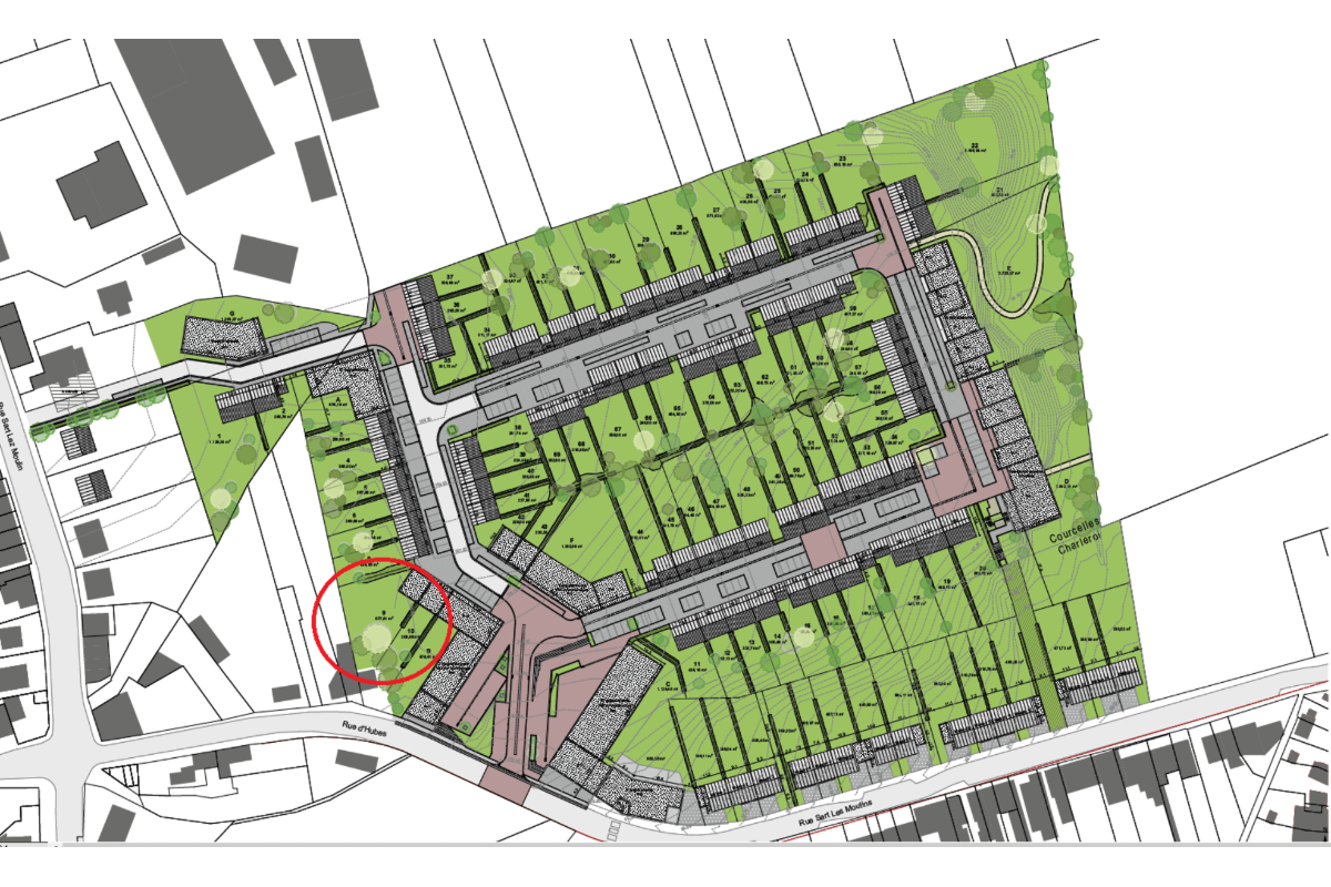 Terrain à vendre à Courcelles 6180 70000.00€  chambres m² - annonce 362875