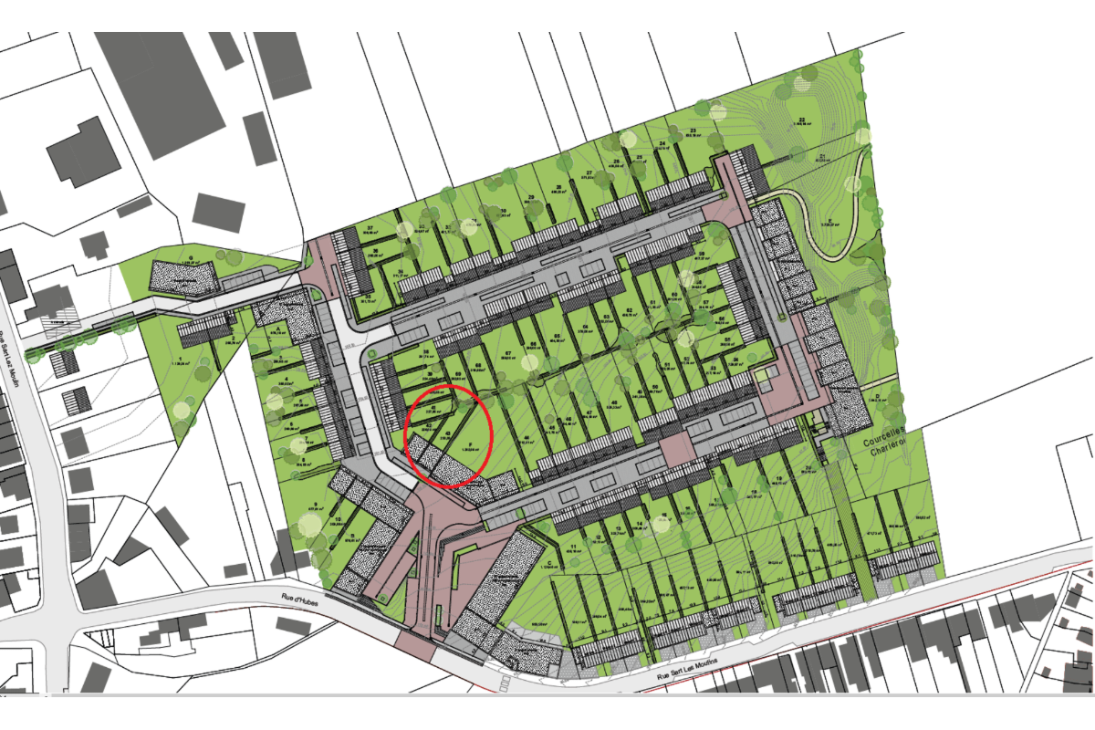 Terrain à vendre à Courcelles 6180 60000.00€  chambres m² - annonce 362872