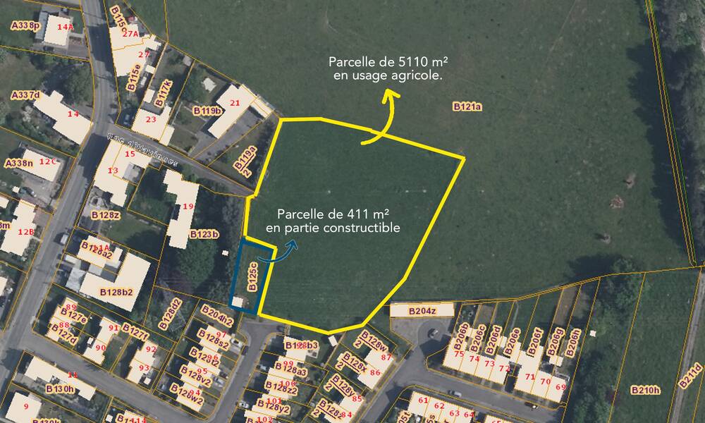 Terrain à vendre à Gaurain-Ramecroix 7530 55000.00€ chambres m² - annonce 370460