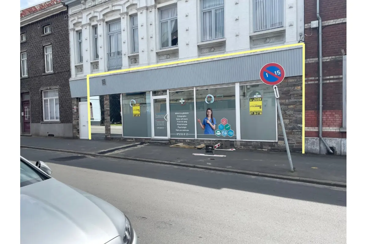 Commerce à louer à Jumet 6040 600.00€  chambres 80.00m² - annonce 534630