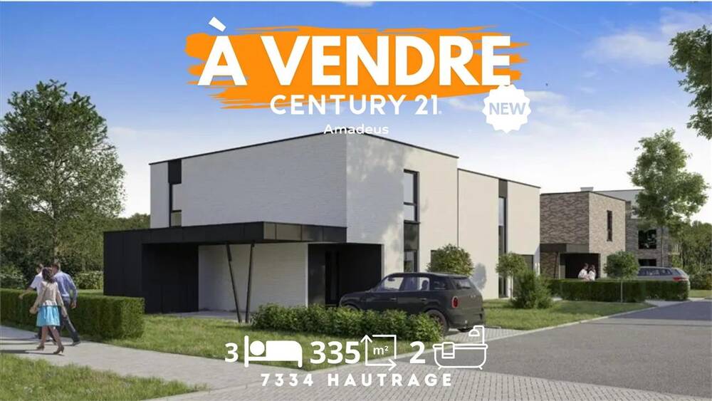 Maison à vendre à Hautrage 7334 390000.00€ 3 chambres m² - annonce 377393
