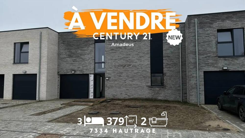 Maison à vendre à Hautrage 7334 375000.00€ 3 chambres m² - annonce 377310