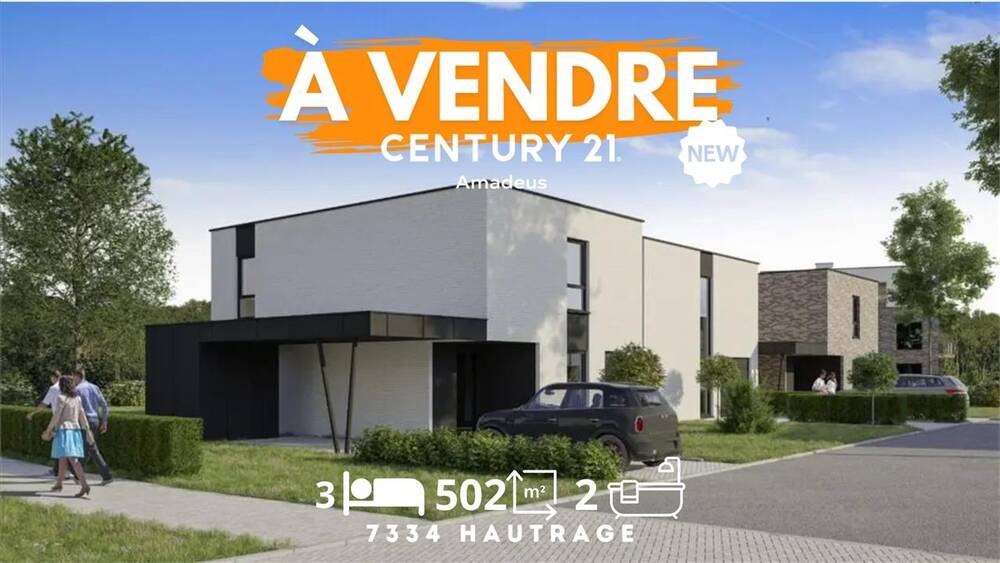 Maison à vendre à Hautrage 7334 413000.00€ 3 chambres m² - annonce 377311