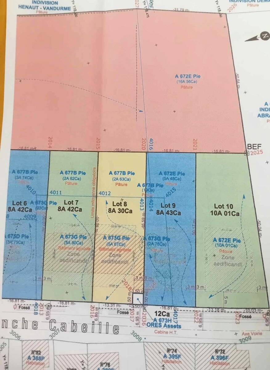 Terrain à à Blaugies 7370 75000.00€ chambres m² - annonce 387064