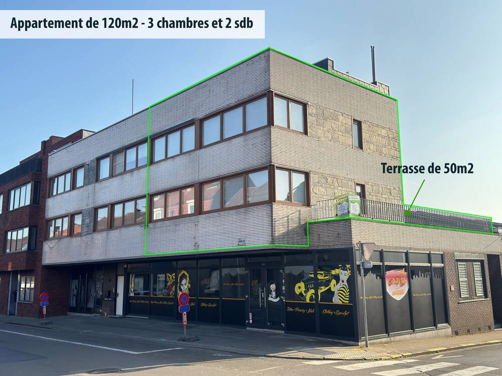 Appartement à vendre à Mouscron 7700 199000.00€ 3 chambres 120.00m² - annonce 406420