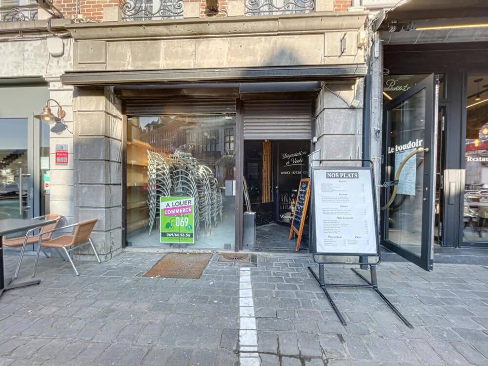 Commerce à louer à Tournai 7500 1800.00€ chambres 70.00m² - annonce 415020