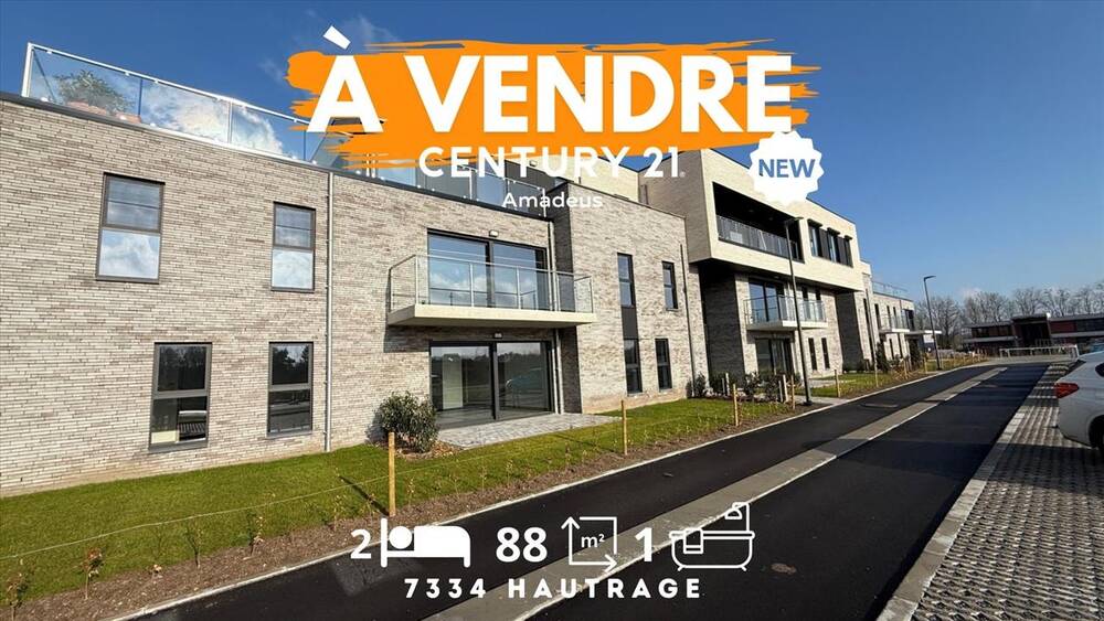 Appartement à vendre à Hautrage 7334 205000.00€ 2 chambres m² - annonce 416174