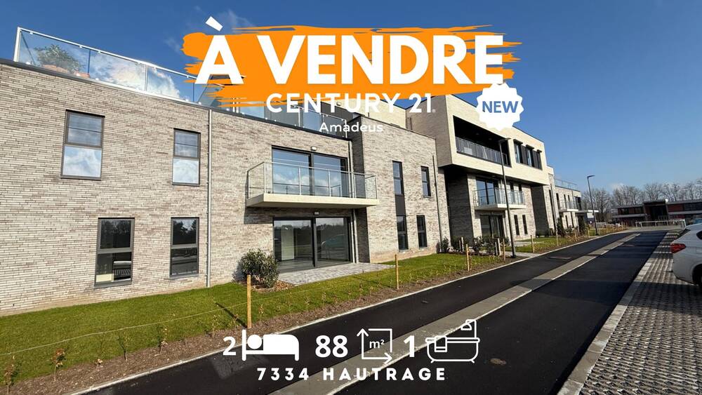 Appartement à vendre à Hautrage 7334 205000.00€ 2 chambres m² - annonce 416174