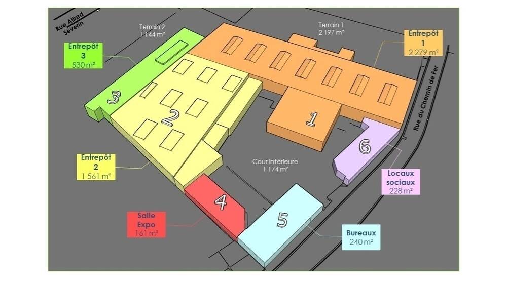 Commerce à louer à La Louvière 7100 800.00€ 0 chambres m² - annonce 453964