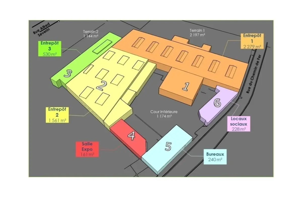 Commerce à louer à La Louvière 7100 800.00€ 0 chambres m² - annonce 453964