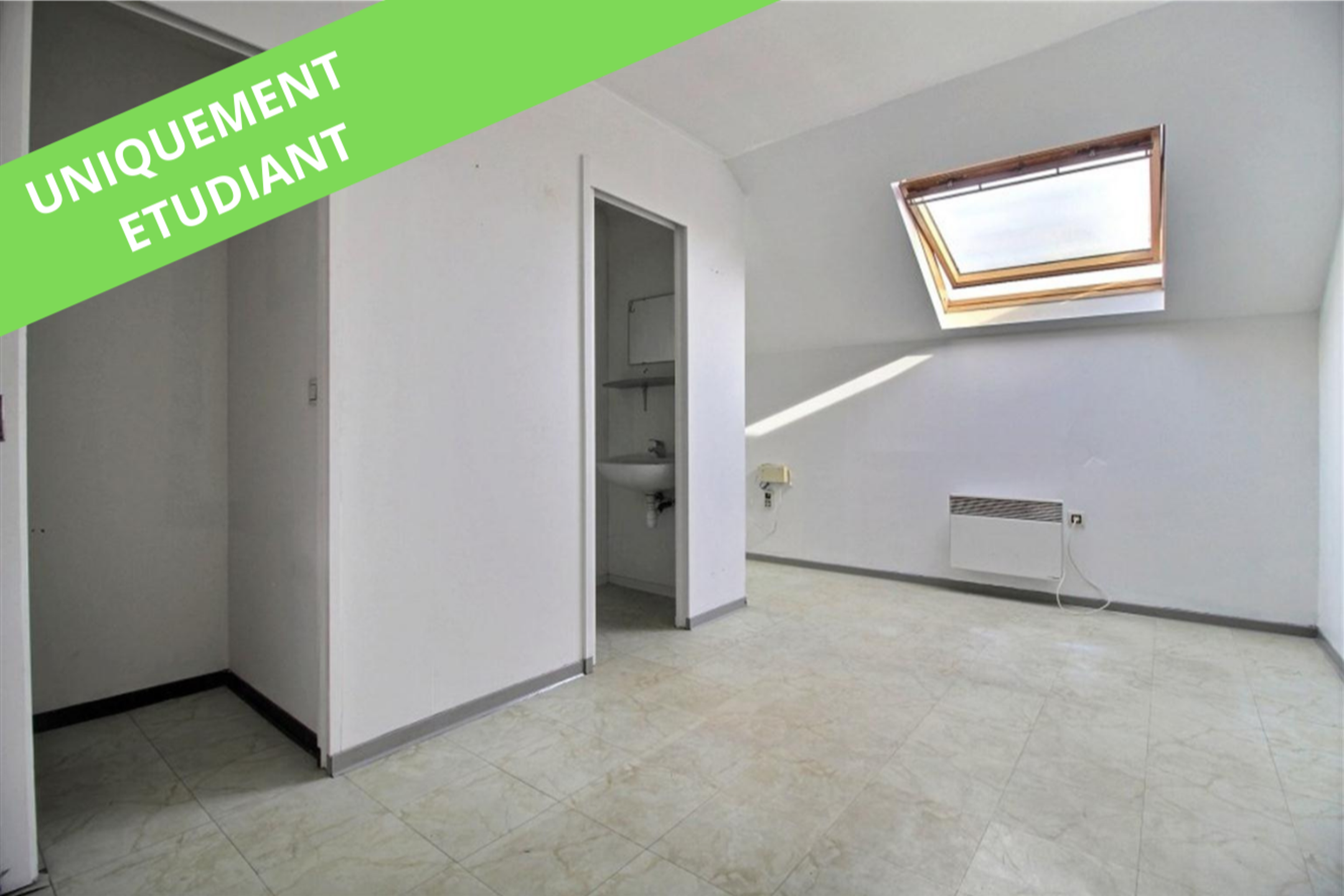 Kot à louer à Tournai 7500 425.00€ 1 chambres m² - annonce 441311