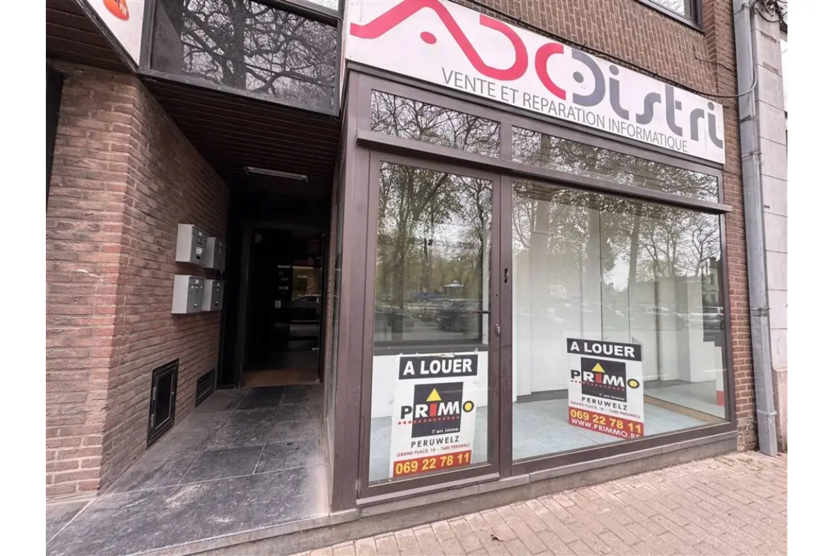 Commerce à louer à Péruwelz 7600 900.00€  chambres 100.00m² - annonce 444935