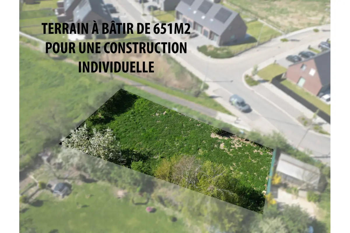 Terrain à vendre à Herseaux 7712 96999.00€  chambres m² - annonce 446468