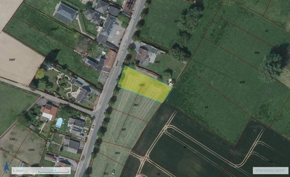 Terrain à vendre à Chaussée-Notre-Dame-Louvignies 7063 106000.00€ chambres m² - annonce 447253