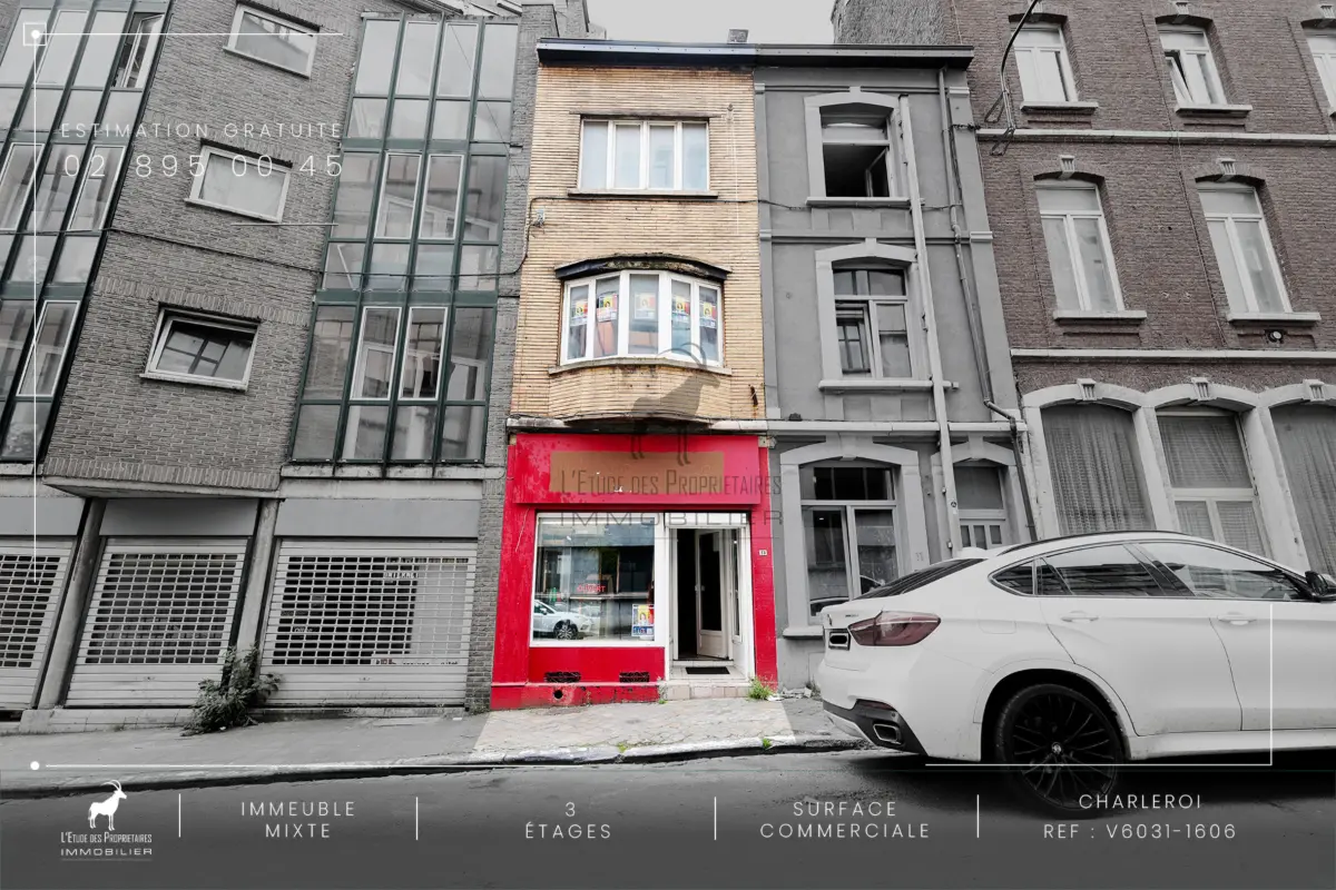 Immeuble mixte à vendre à Charleroi 6000 139999.00€ 2 chambres 151.00m² - annonce 448934
