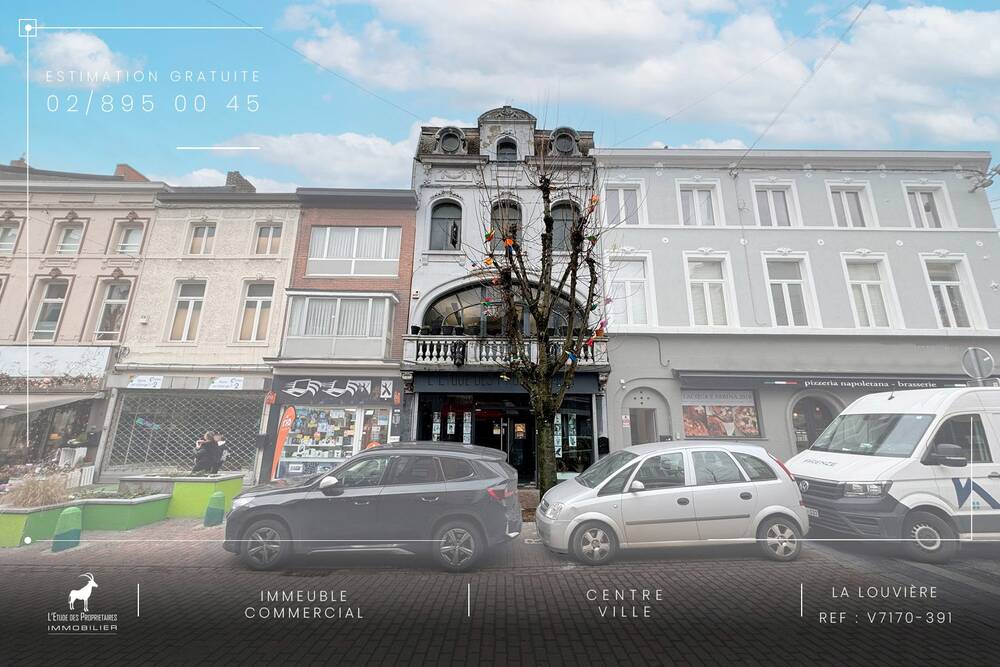 Immeuble mixte à vendre à La Louvière 7100 249000.00€ 2 chambres m² - annonce 461532