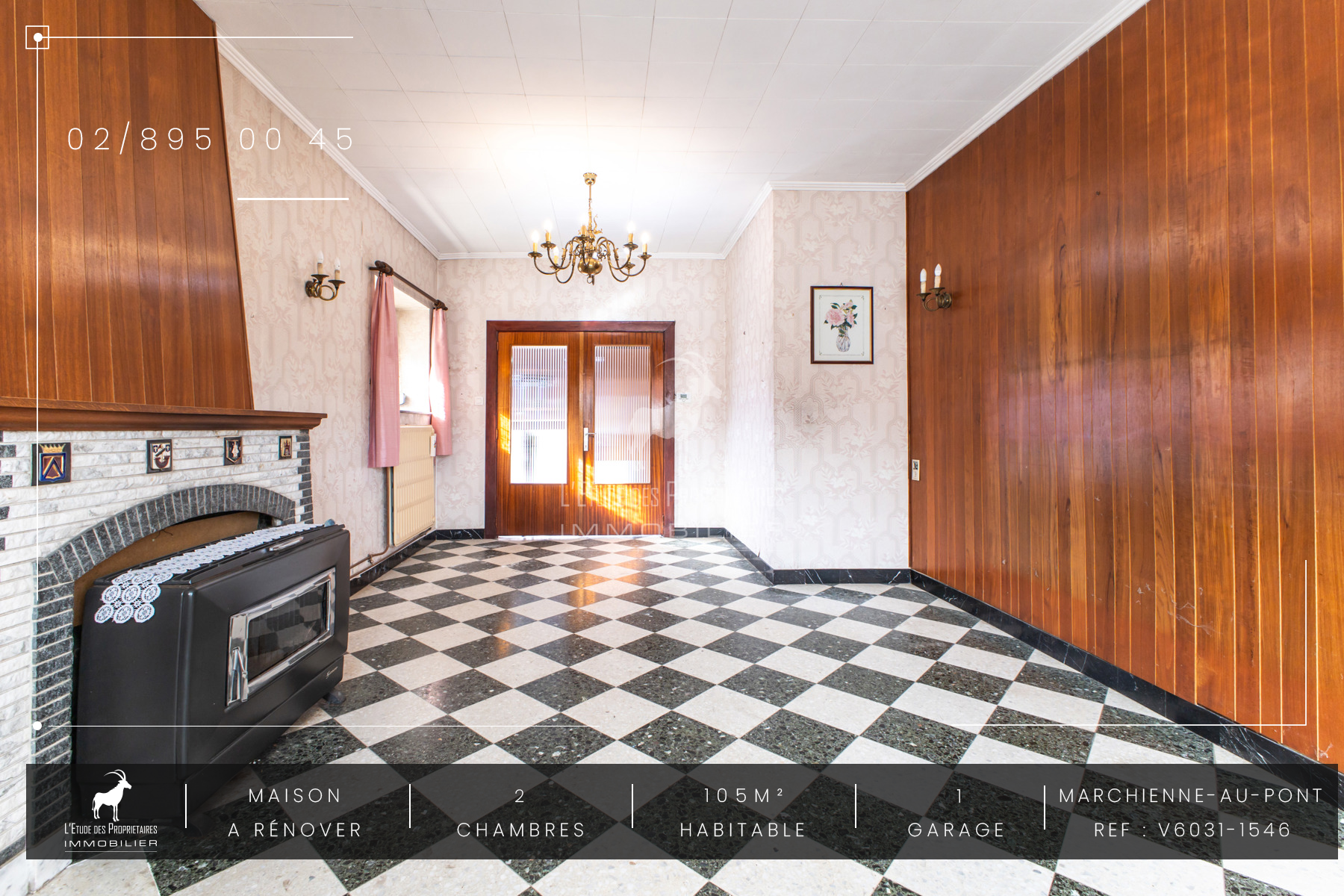 Maison à vendre à Marchienne-au-Pont 6030 84999.00€ 2 chambres 105.00m² - annonce 468463