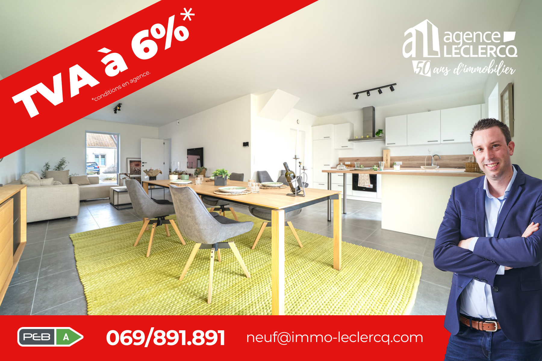 Maison à vendre à Pecq 7740 279950.00€ 3 chambres 156.00m² - annonce 477325