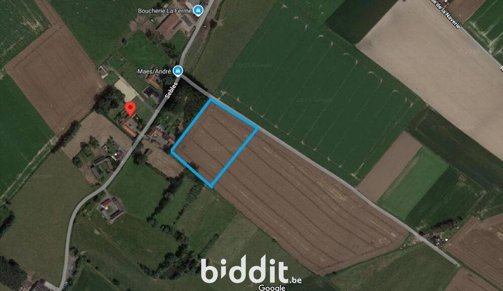 Terrain à vendre à Pottes 7760 40000.00€ chambres m² - annonce 481248