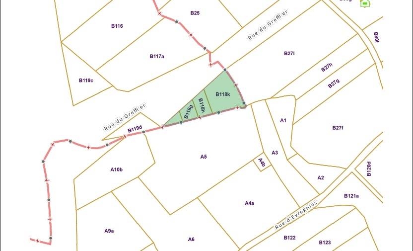 Terrain à vendre à Evregnies 7730 22500.00€  chambres m² - annonce 486296