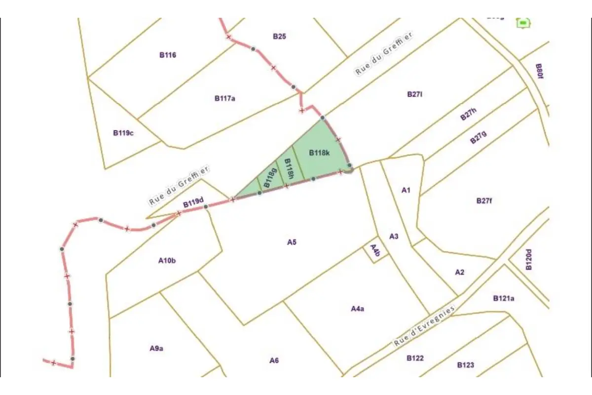 Terrain à vendre à Evregnies 7730 22500.00€  chambres m² - annonce 486296