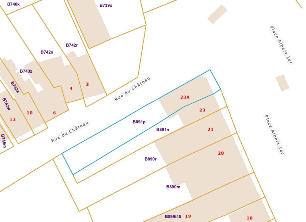Terrain à vendre à Trazegnies 6183 45000.00€ chambres m² - annonce 485818