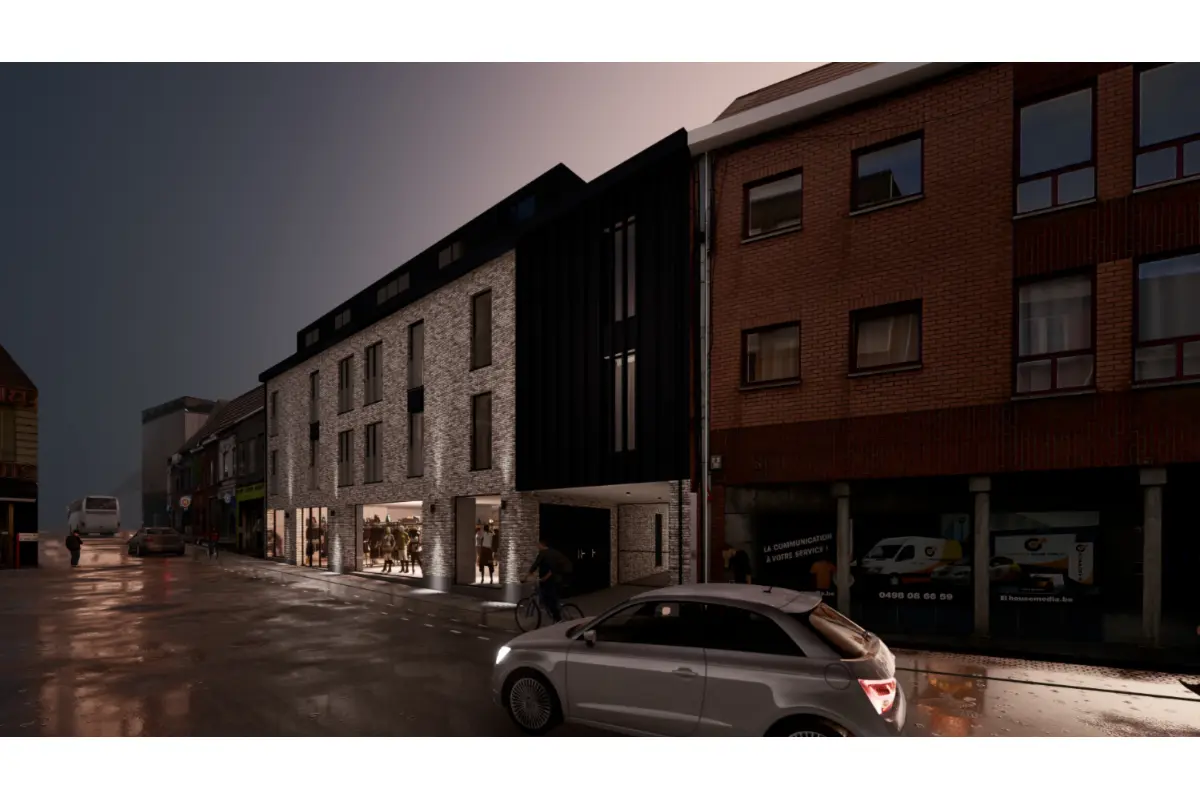 Commerce à louer à Mouscron 7700 1300.00€  chambres m² - annonce 488728